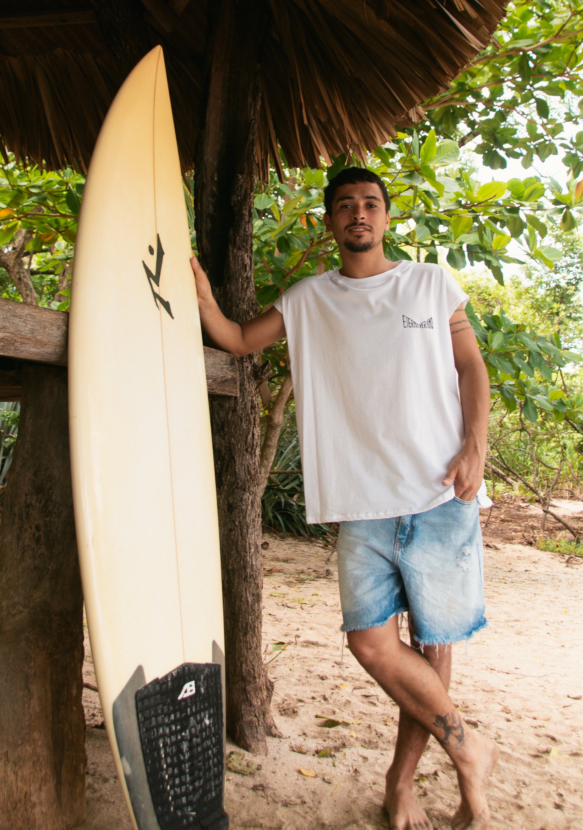 Eterno Verano OG Boxy Tank Top White