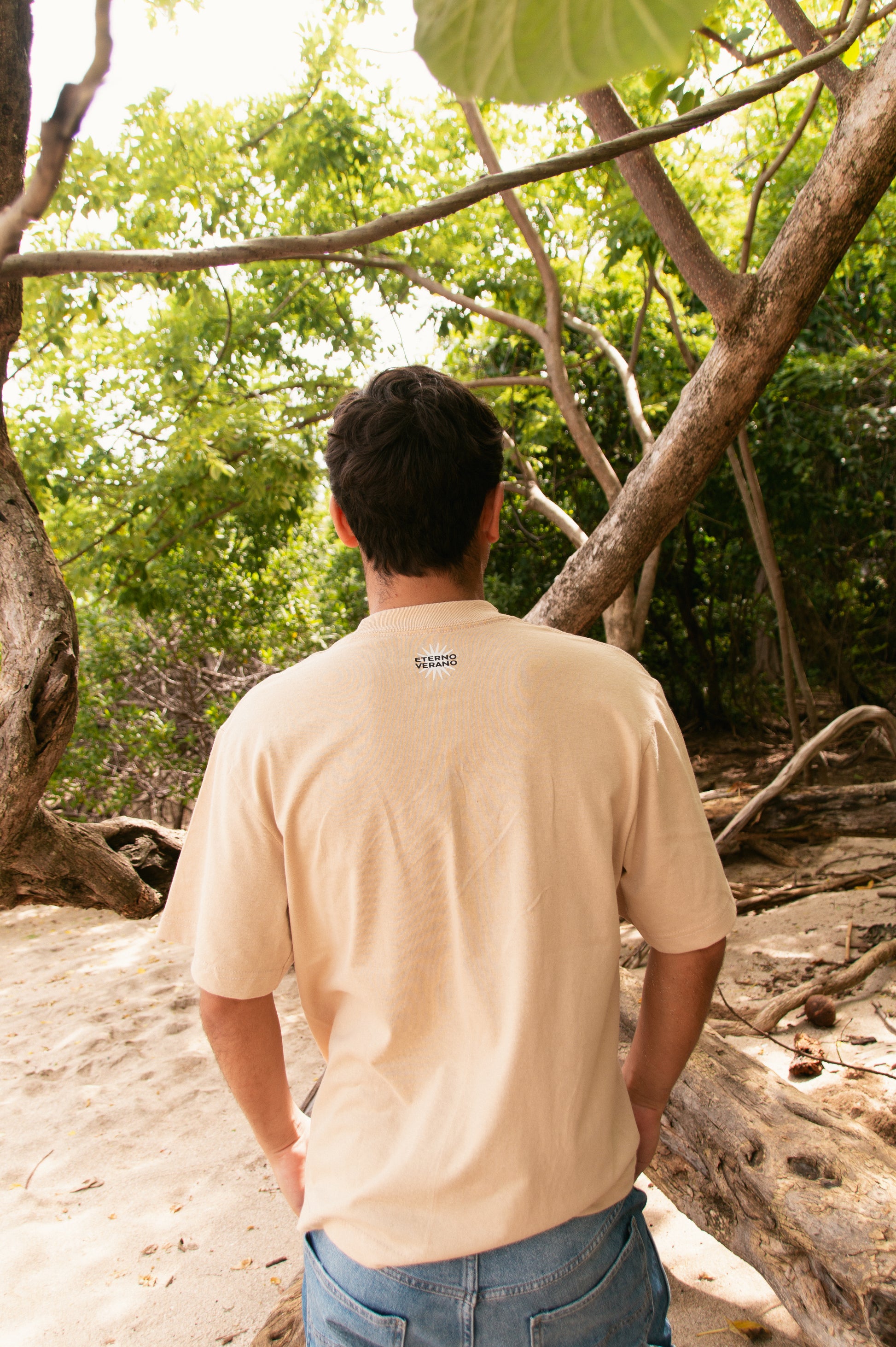 Summer Lasts Forever Boxy Beige