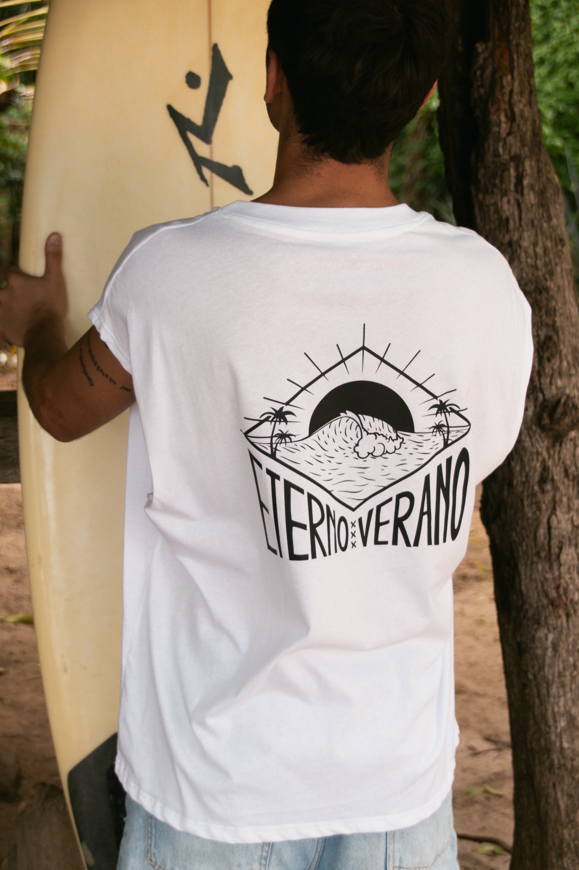Eterno Verano OG Boxy Tank Top White