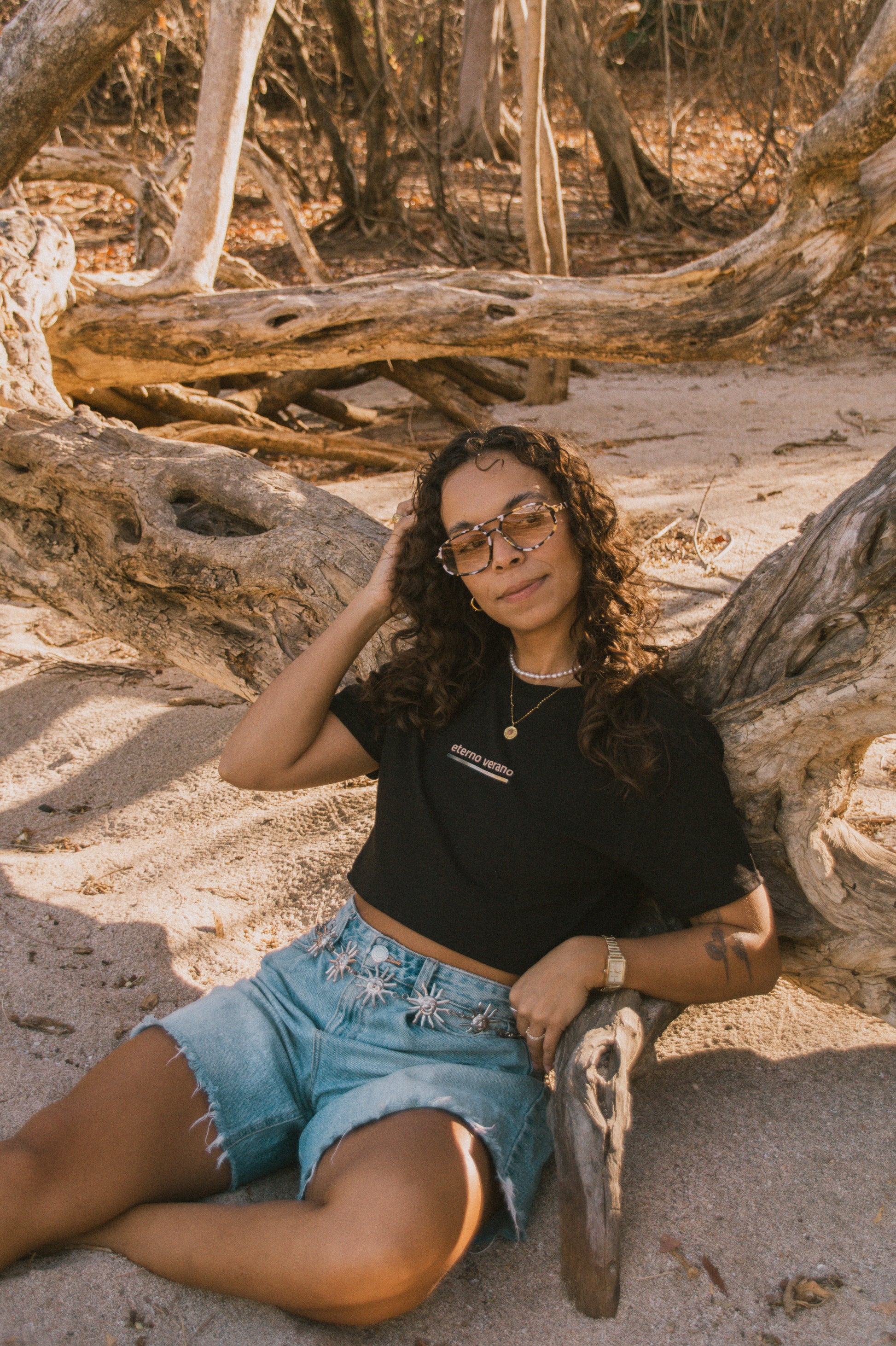 Flow Crop Top Orange