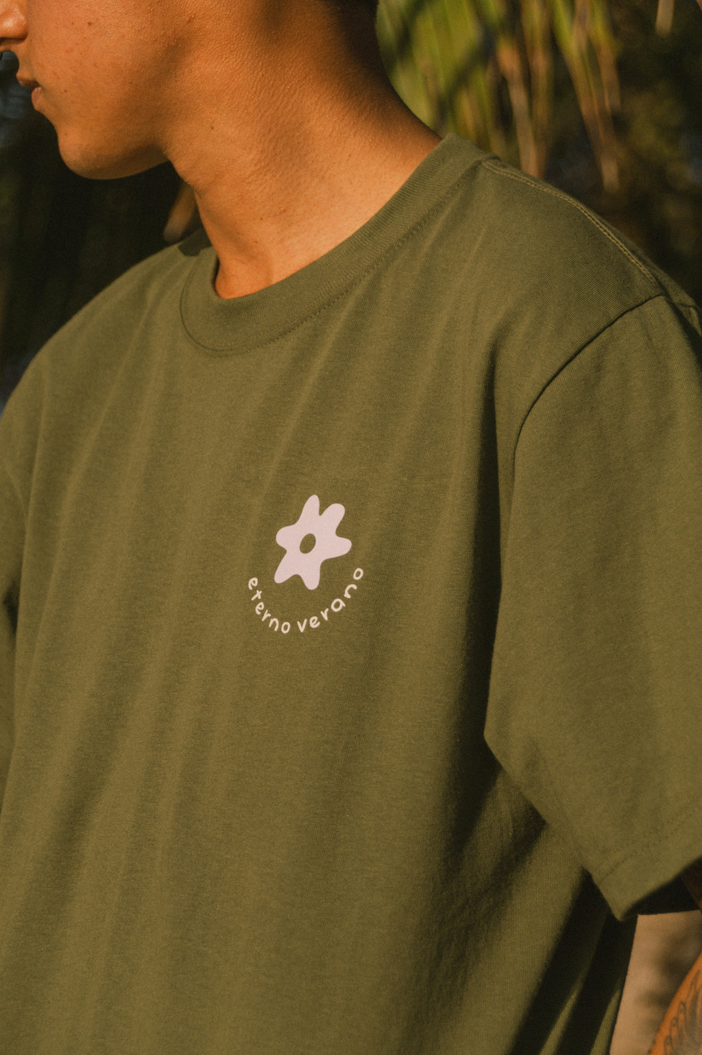 Paper Boat Boxy Tee Moss Green