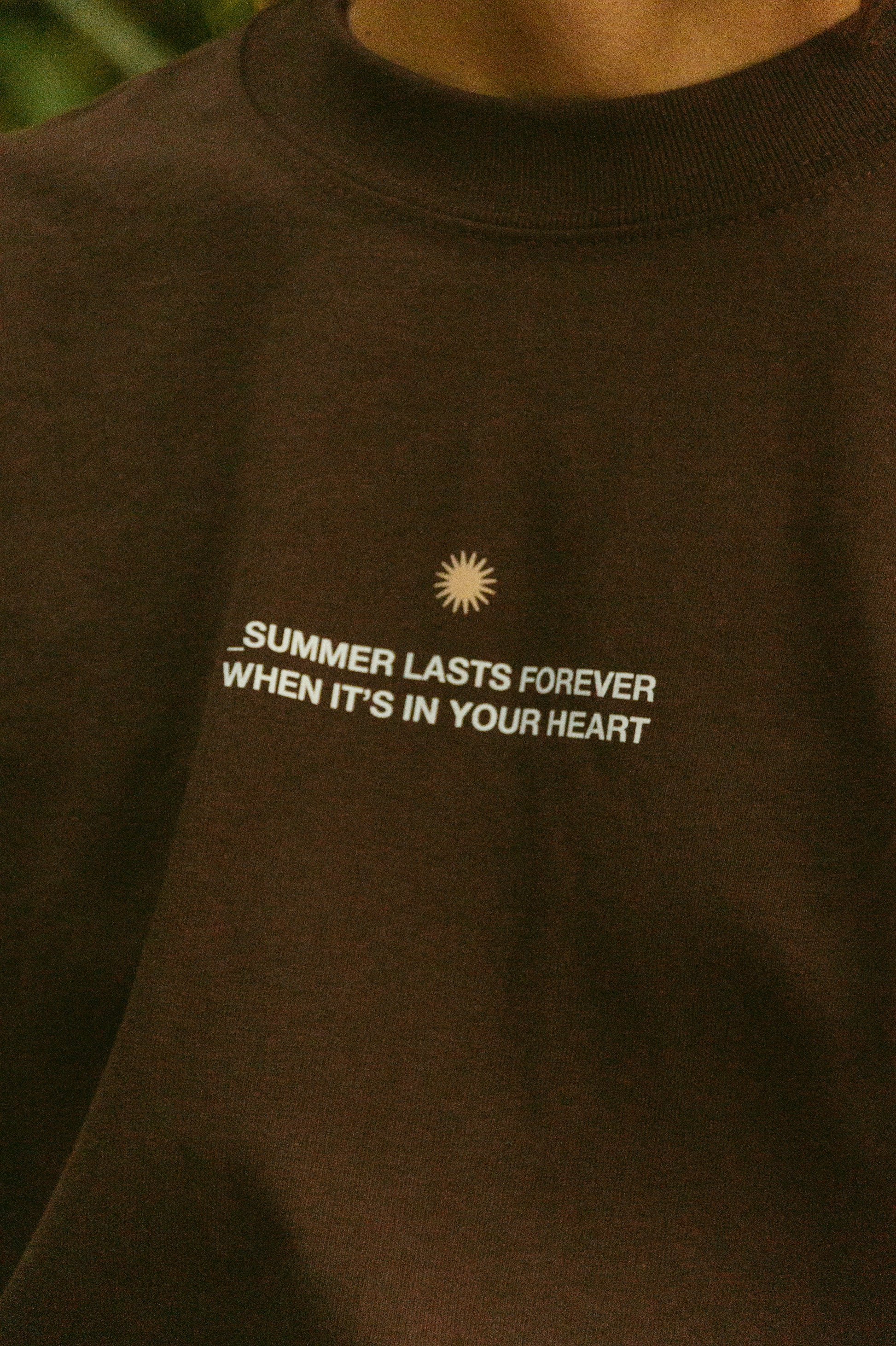 Summer Lasts Forever Boxy Brown