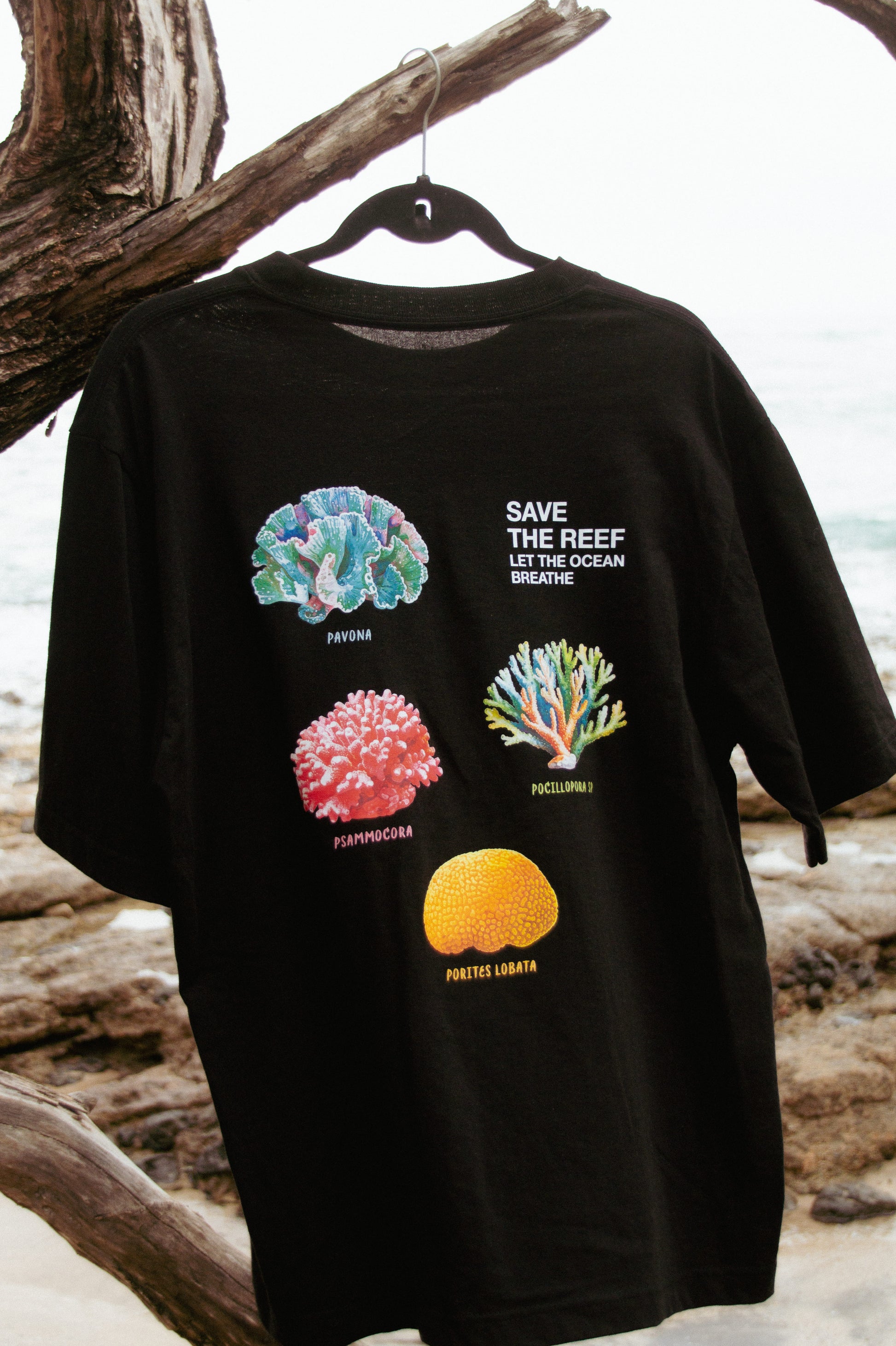 Tama Reef Boxy Tee Black