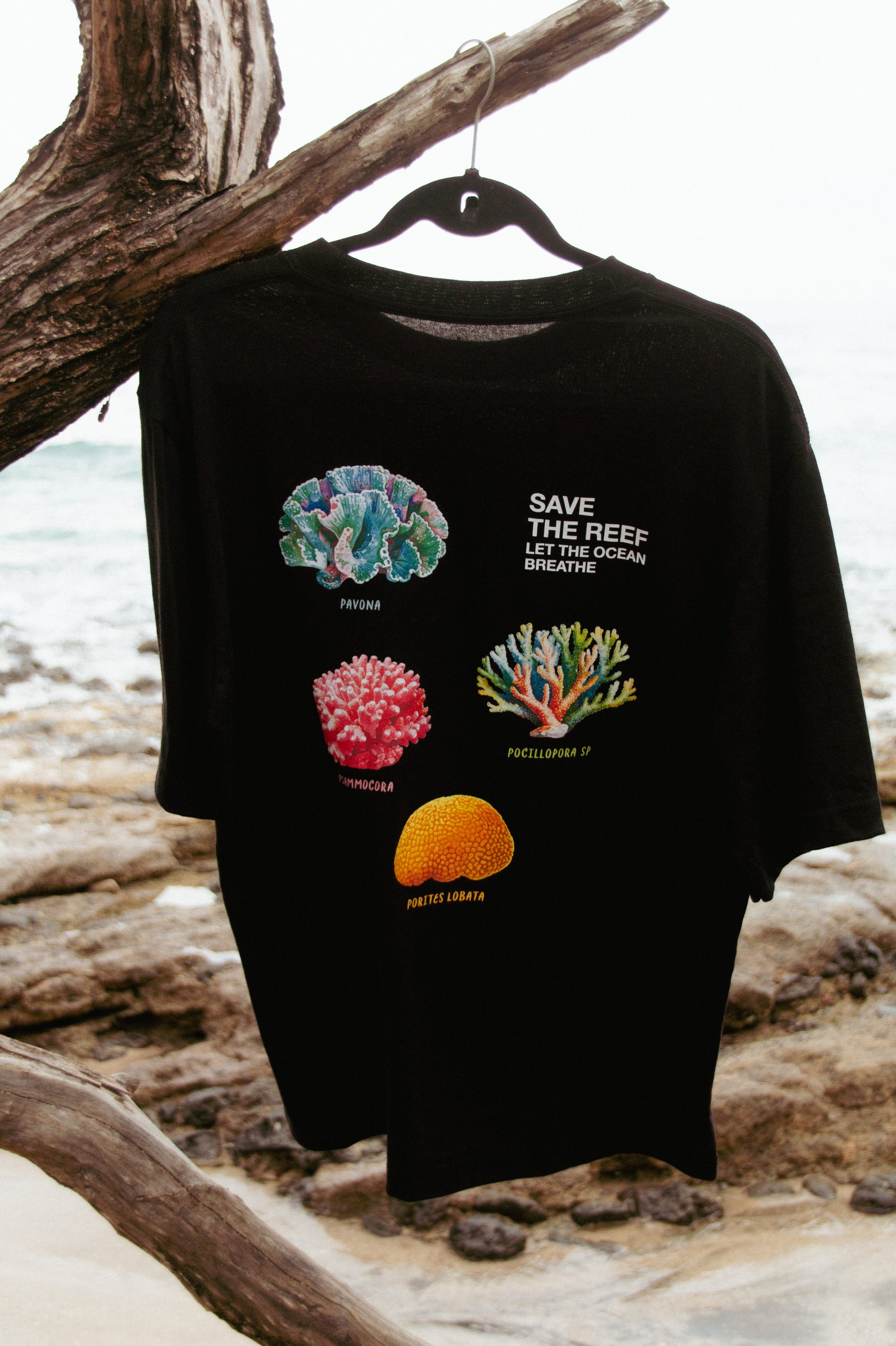 Tama Reef Boxy Tee Black