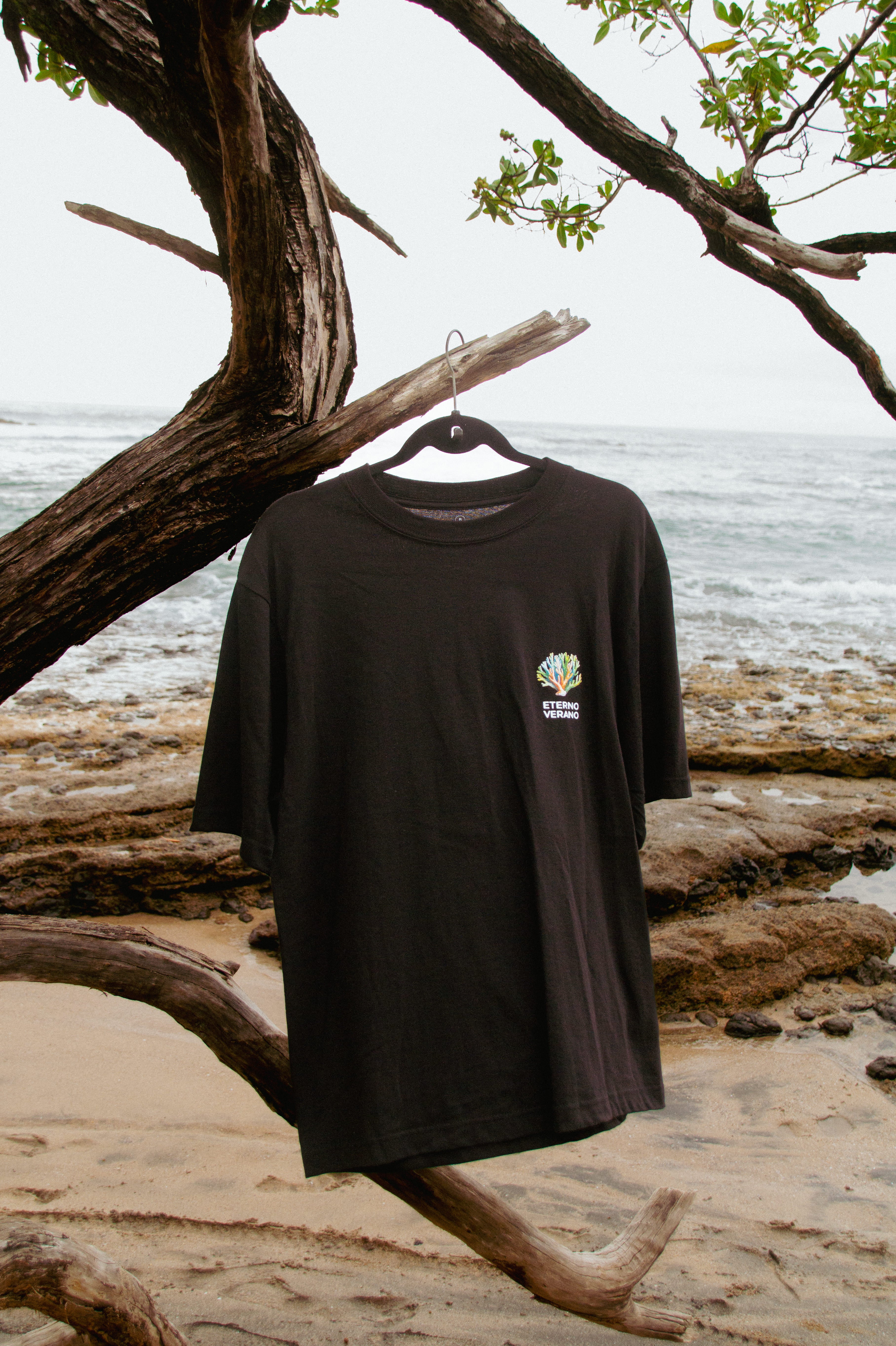 Tama Reef Boxy Tee Black